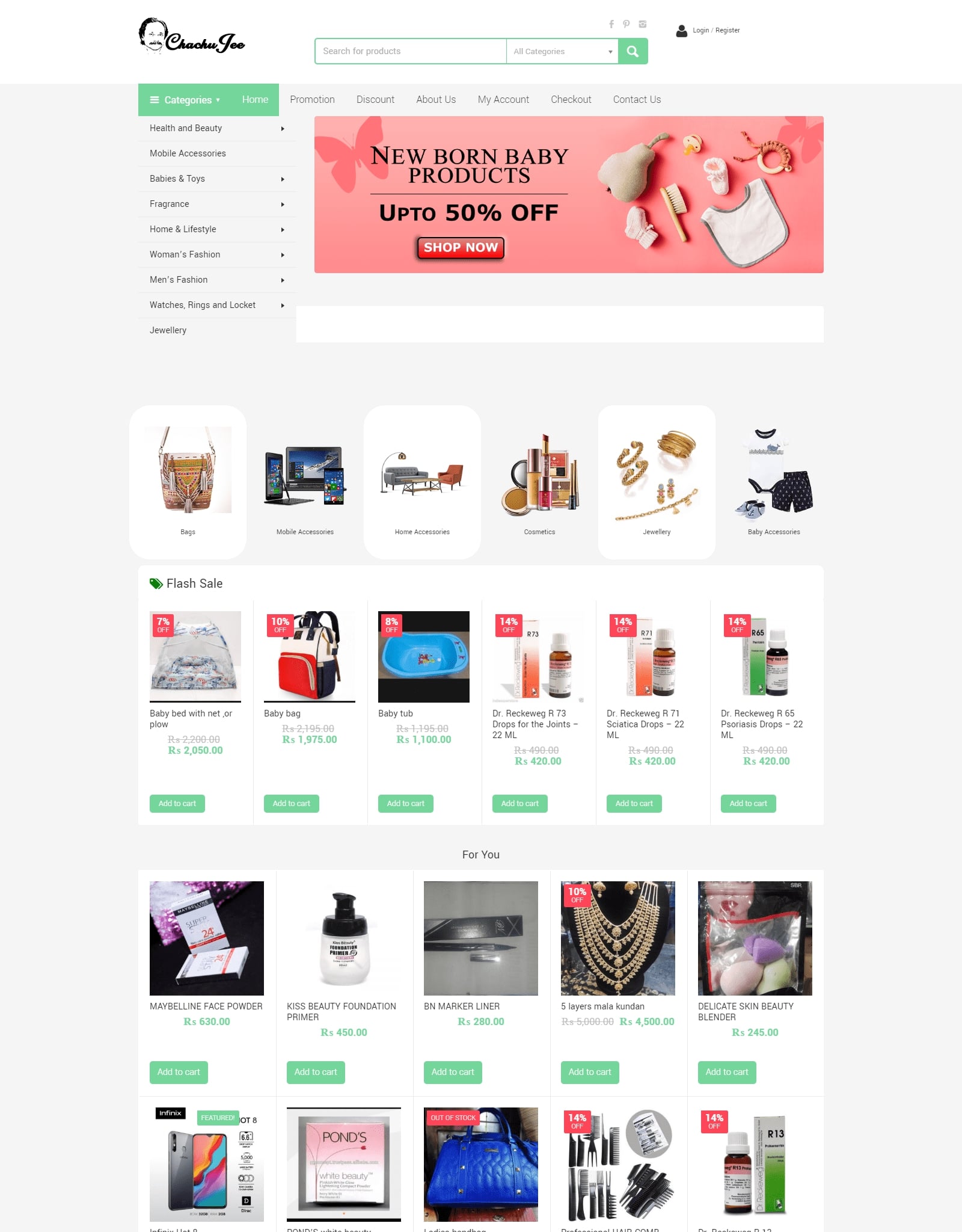 Chachujee.com Website — website by All Tech 360